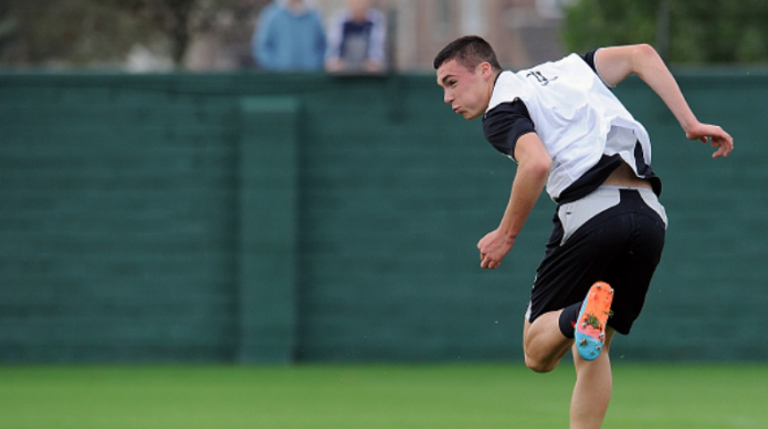Jones trains with top sprinter