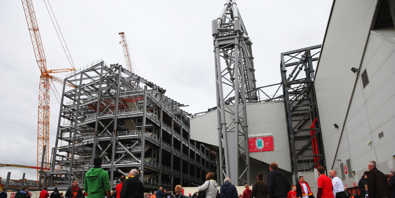 Liverpool to cash £90m from Main Stand naming rights