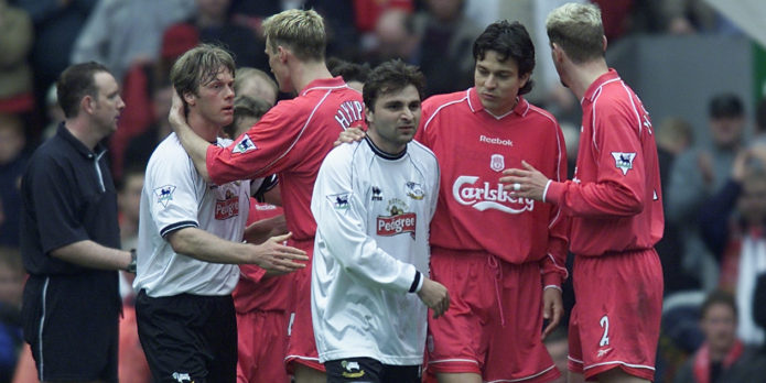 Name the LFC players who’ve scored against Derby in the last 20 years