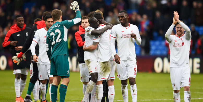 Liverpool’s last five wins against Crystal Palace