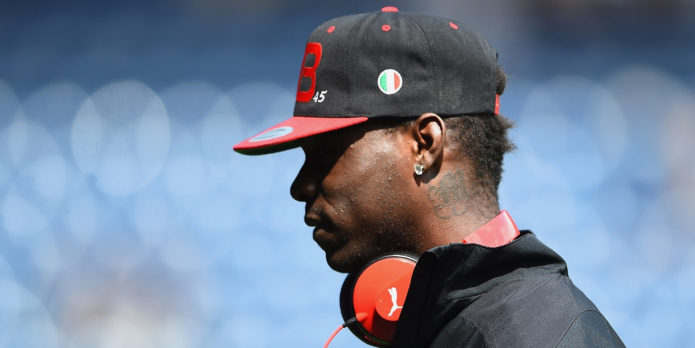 Mario Balotelli takes a jibe at Liverpool fans