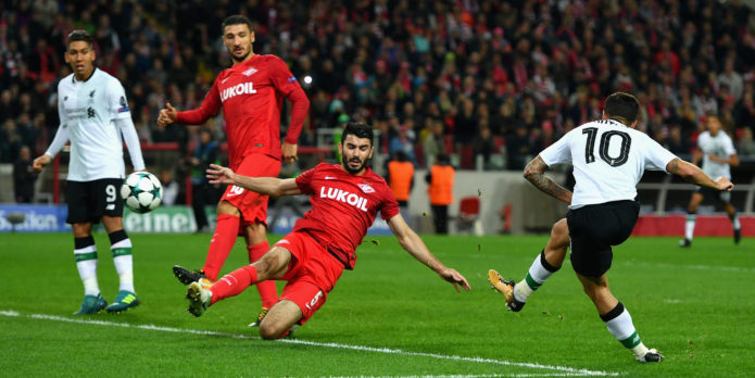 Liverpool’s three stars: Spartak Moscow (A)