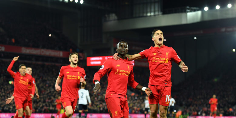 Liverpool’s last five games against Spurs