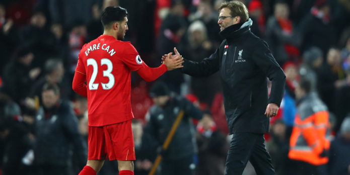 Klopp ready to stick with Emre Can despite contract saga