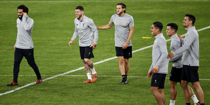 Gallery: Liverpool train ahead of Sevilla clash