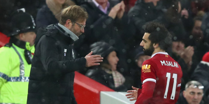 Klopp to continue with rotation, amid Salah injury scare