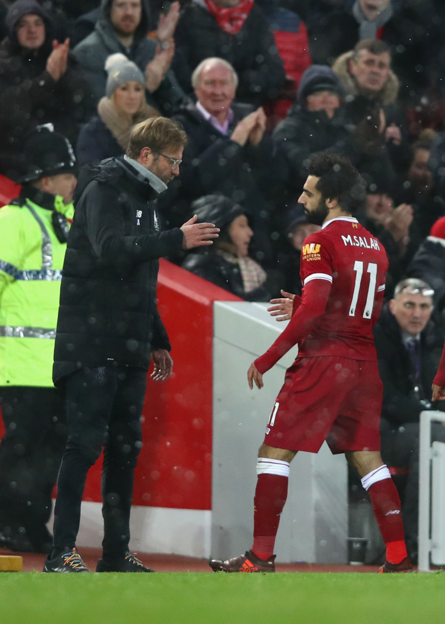 Klopp to continue with rotation, amid Salah injury scare