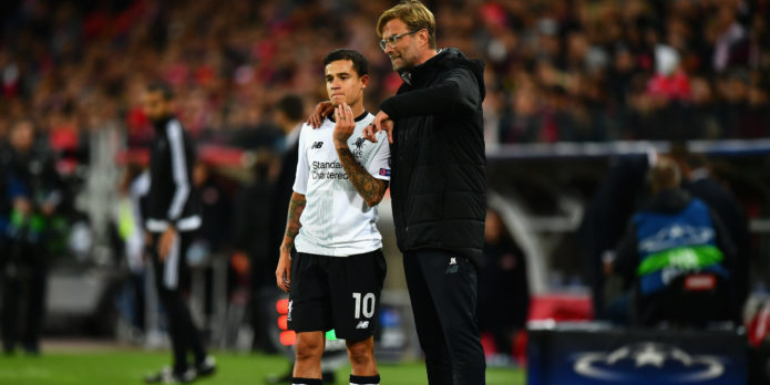 Klopp explains he had “no other option” in selling Coutinho