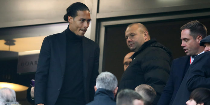 Van Dijk will not be rushed in by Klopp