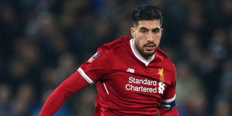 Emre Can suffers back injury against Watford