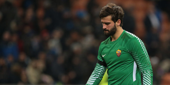 Roma president rules out Alisson sale