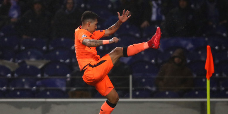 Firmino enjoying his football at Liverpool