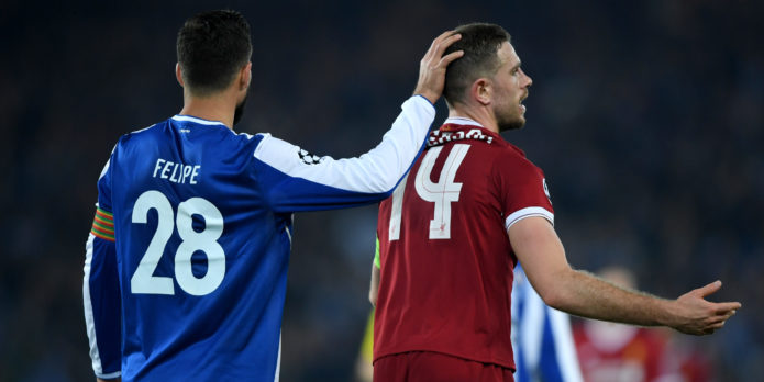 Henderson suffers blow to thigh in Porto clash