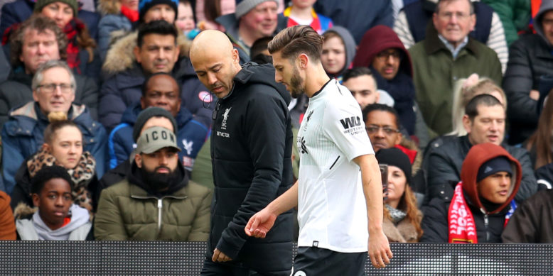 Lallana doubtful for the remainder of the season with injury