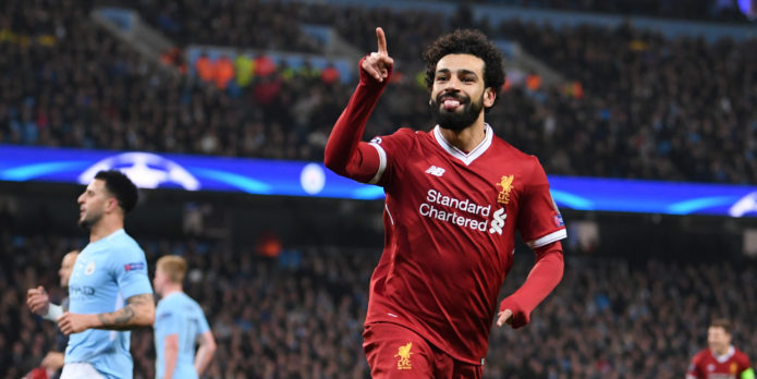 Salah’s strike beats Ronaldo’s overhead kick to be named CL Goal of the Week