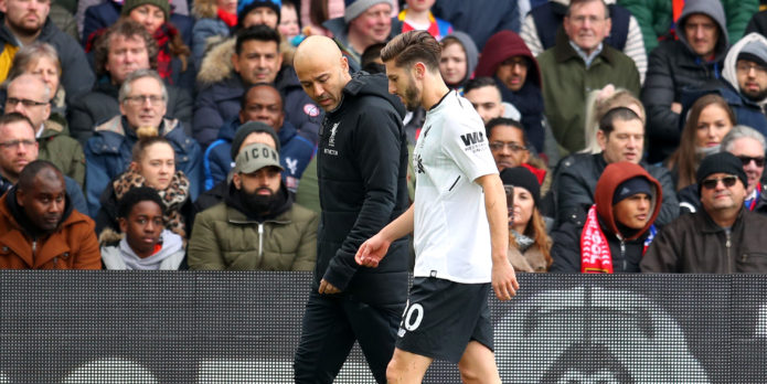 Klopp contemplating Lallana inclusion ahead of Chelsea