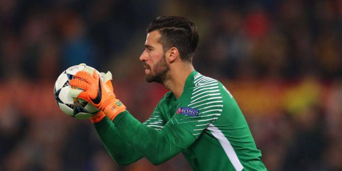 Liverpool transfer target Alisson set for new Roma deal