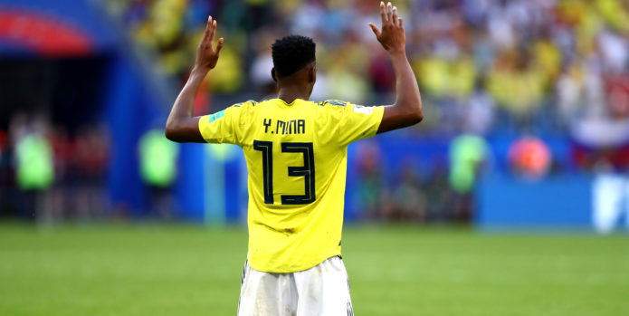 Yerry Mina not thinking about leaving Barcelona