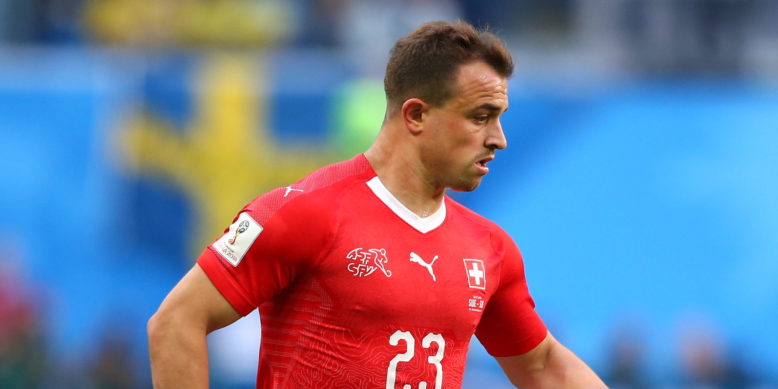 Xherdan Shaqiri hits back at criticism from Charlie Adam and the Neville brothers