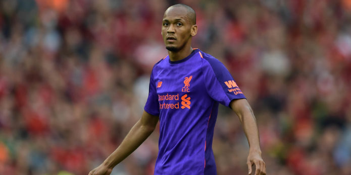 Fabinho still in contention for West Ham game