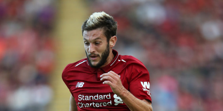 Lallana hoping to return from injury before the end of the month