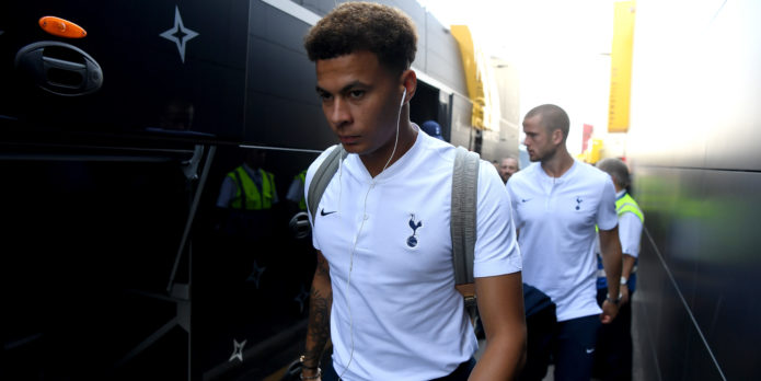 Alli set to return from injury in time for Liverpool clash