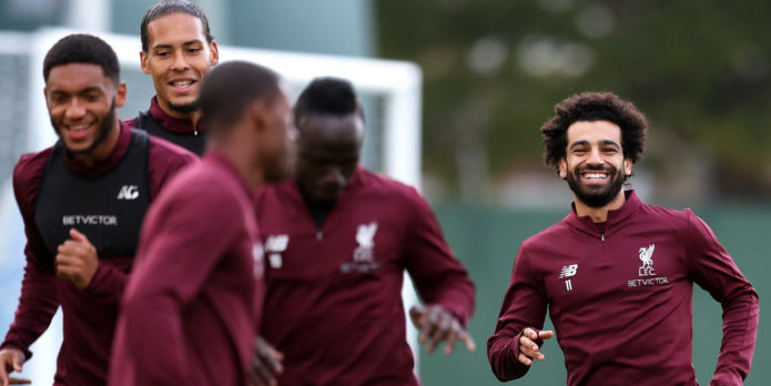 Gallery: Liverpool train ahead of Champions League clash with PSG