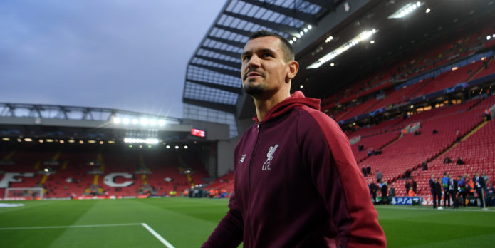 Dejan Lovren not ready to play against Southampton