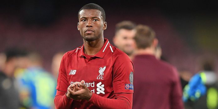 Liverpool defeat a reality check claims Georginio Wijnaldum