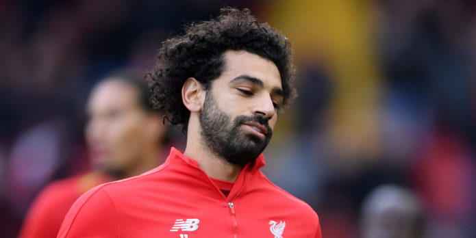 Mohamed Salah returning to Liverpool following international injury