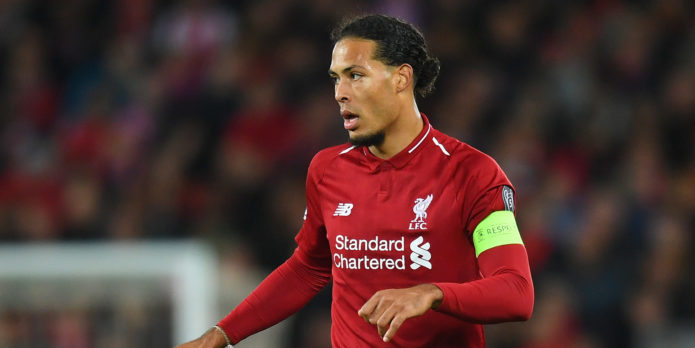 Players voted for Van Dijk to be Liverpool captain