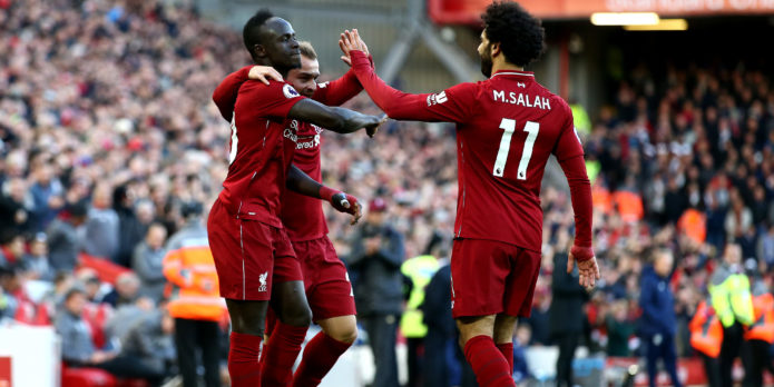 Mane and Salah named in Crooks’ Team of the Week