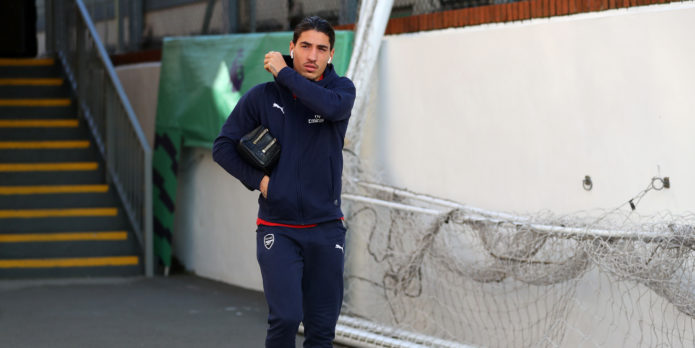 Arsenal could be without Bellerin for Saturday’s tie against the Reds