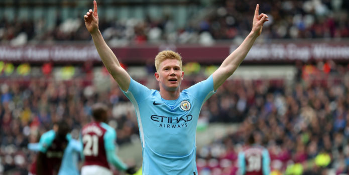 City’s De Bruyne returns to training ahead of Liverpool meeting