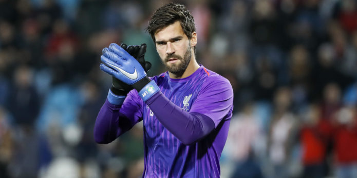 Courtois names Alisson one of three best goalkeepers in the world