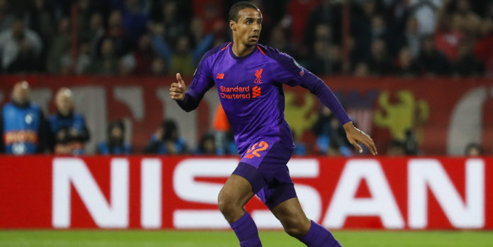 Matip is looking forward to ‘massive fight’ on Sunday