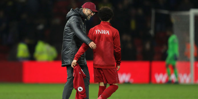 Klopp believes that Salah is back to his best