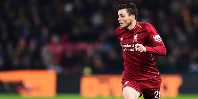 Andy Robertson visits North Liverpool Foodbank