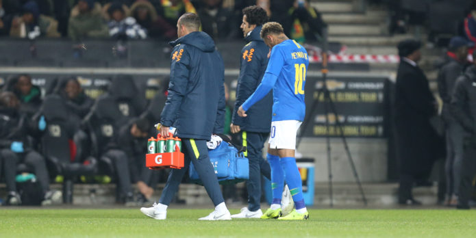 Neymar insists injury is not “serious” ahead of Liverpool clash