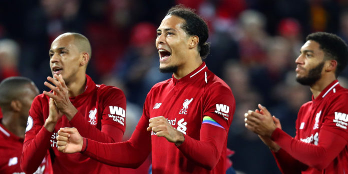 Virgil Van Dijk named the PFA Player of the Month for November