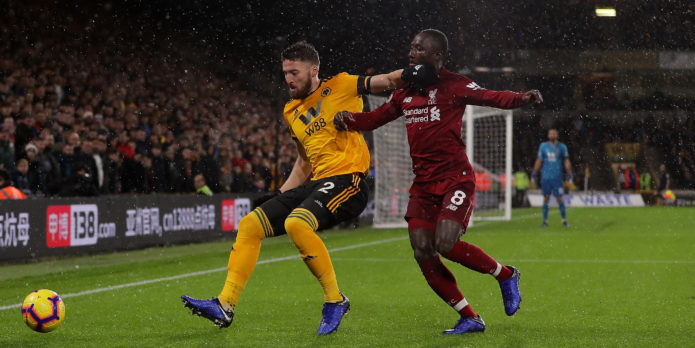 Keita subbed off injured at Wolves