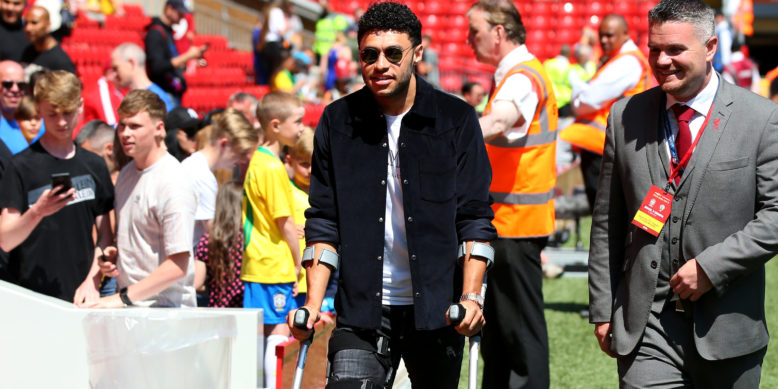 Alex Oxlade-Chamberlain could return to full training in February