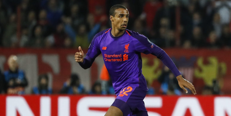 Joel Matip returns to full training