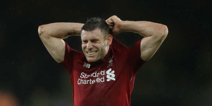 James Milner returns to training