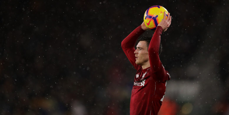 Andrew Robertson will play against Manchester City this evening