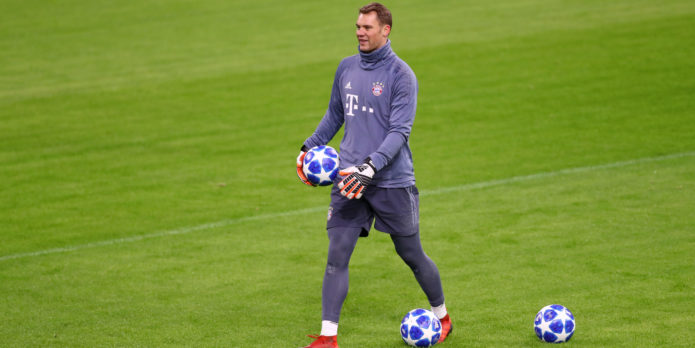 Bayern’s Neuer fit for Liverpool clash