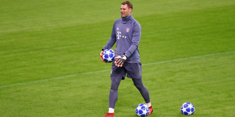 Bayern’s Neuer fit for Liverpool clash
