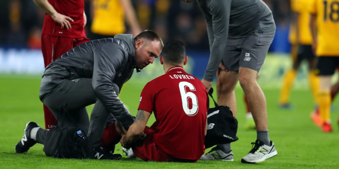 Who should play at centre-back for Liverpool against Bayern Munich?