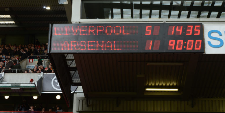 Can you name the LFC team which hammered Arsenal 5-1 on this day in 2014?