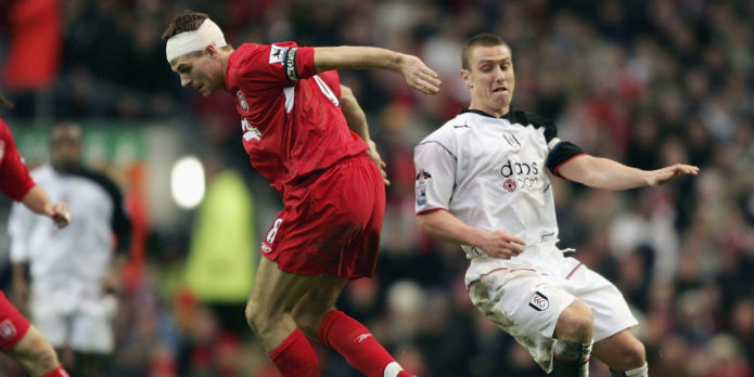 Can you name the Liverpool side which beat Fulham on this day in 2005?